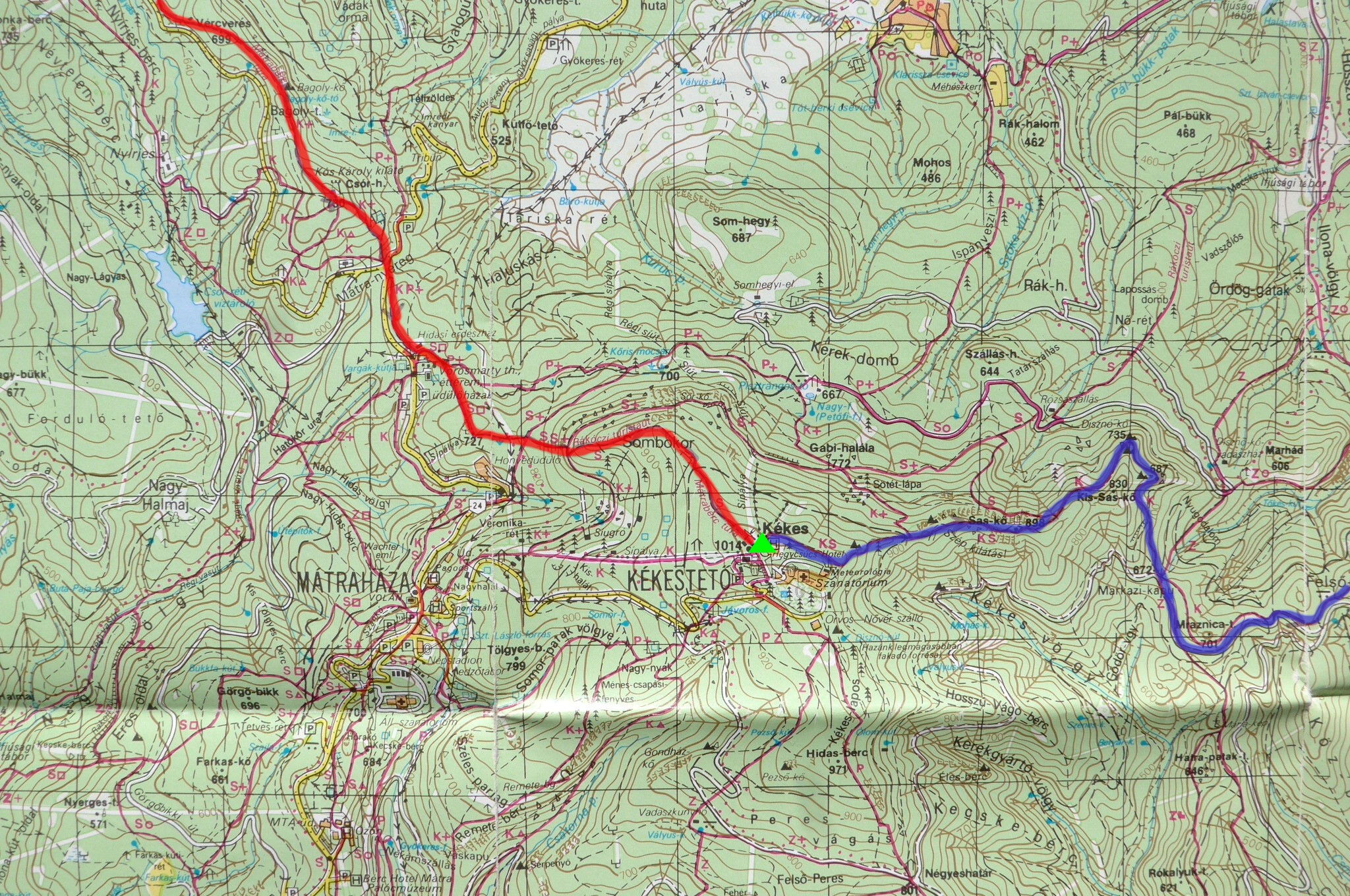mapa Kékes_20k